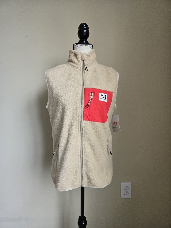 Kari Traa Jackets & Blazers - Kari Traa Rothe Vest Womens M Full Zip Oat